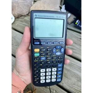 Texas Instruments TI-83 Plus Graphing Calculator No Cover Black - WORKS Tested